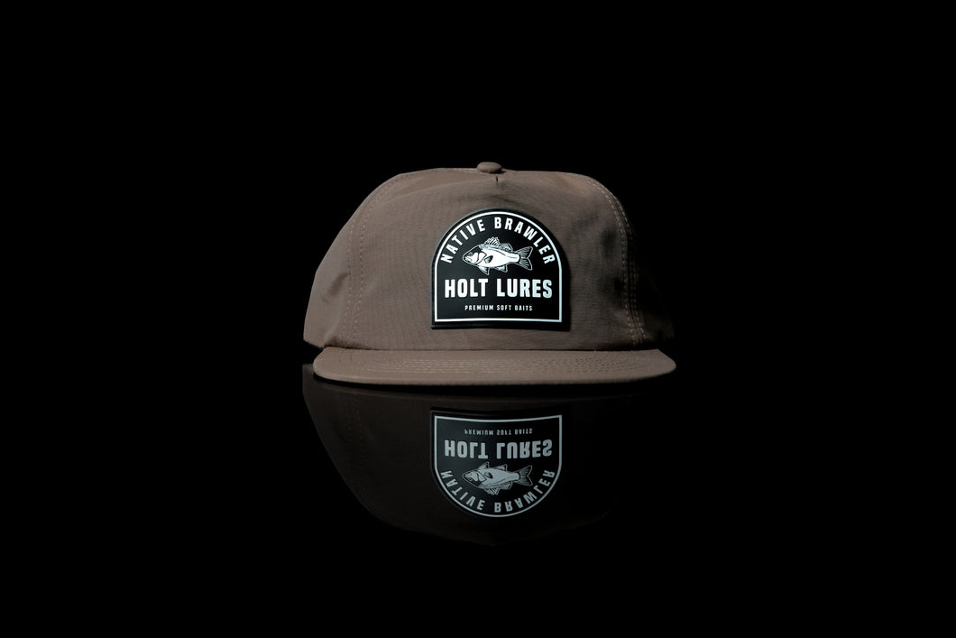 NEW BROWN “NATIVE BRAWLER” NYLON SNAP BACK + FREE SHIPPING ON WHOLE ORDER