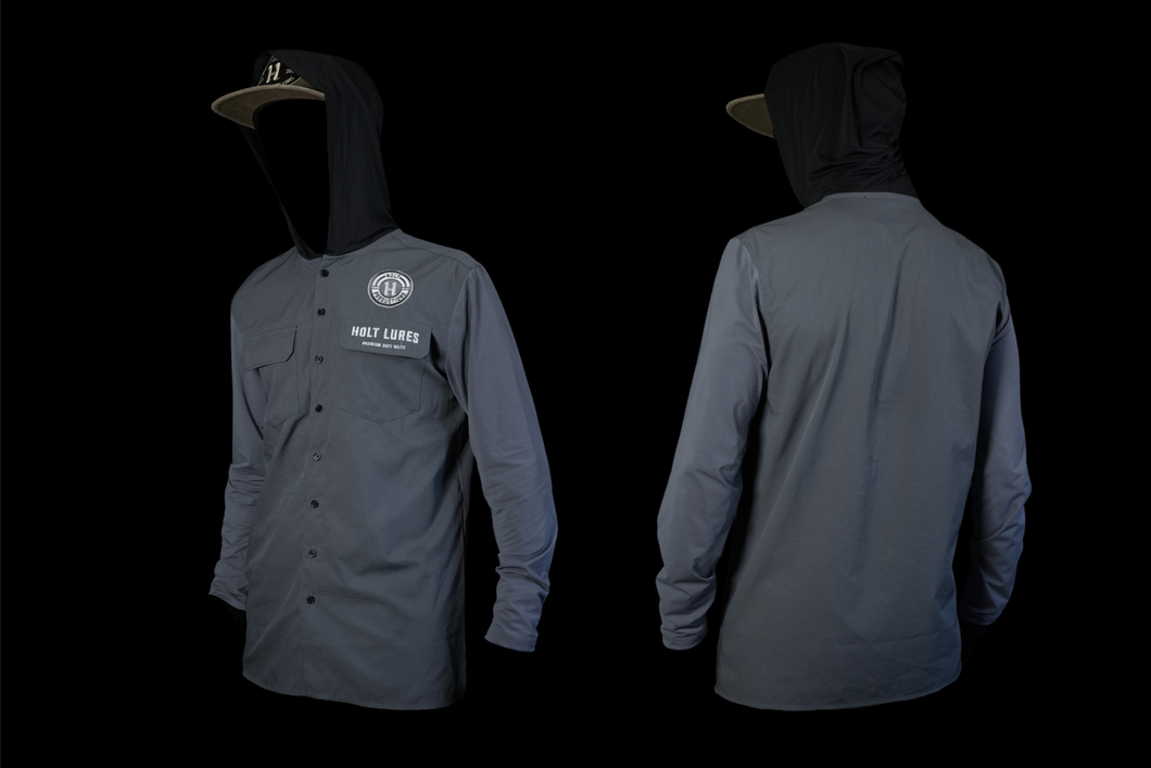 NEW HOLT LURES HOODED PERFORMANCE JERSEY