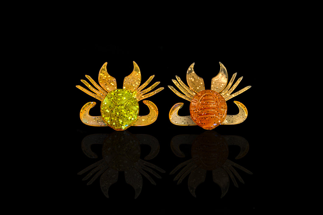 2” SWIMCRAB WHITE SPOT (6PK)