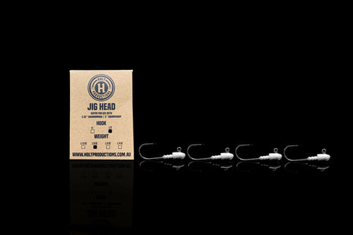 JIG HEAD SUITS  3” SWIMPRAWN AND 3.25” MINNOW 1/8OZ 1/0 (4PK)